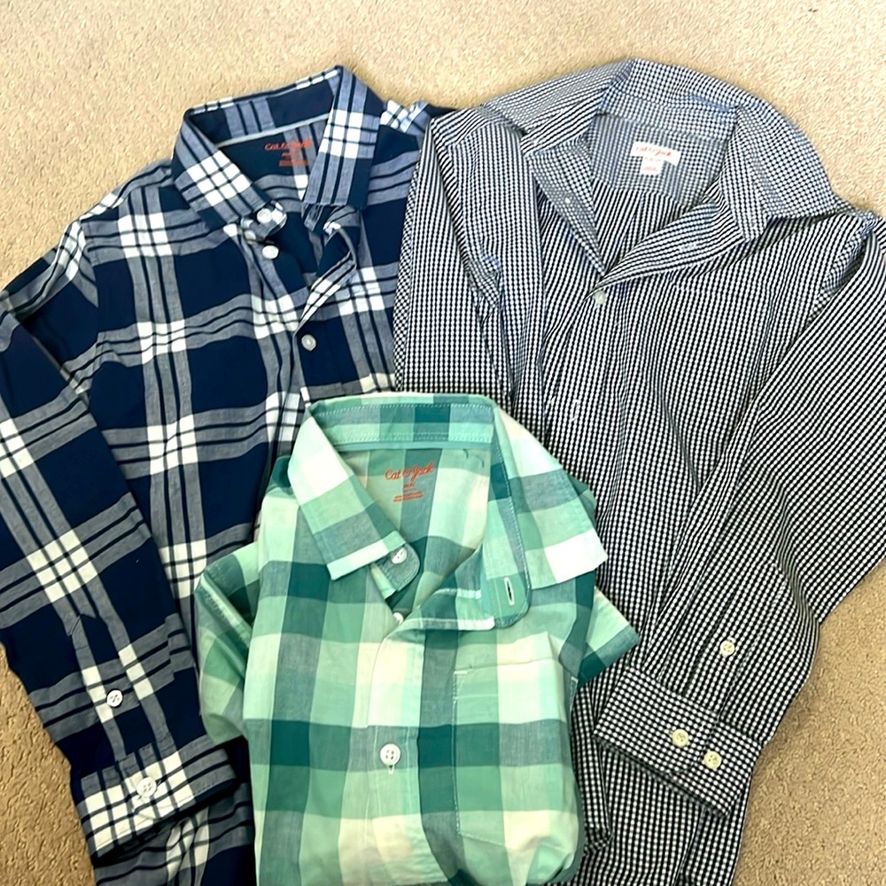 lot of button shirts